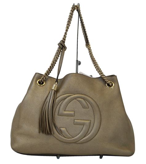 gucci gold tote bag|Gucci traditional tote bag.